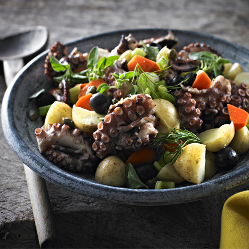 Inktvis Aardappelsalade 485X485