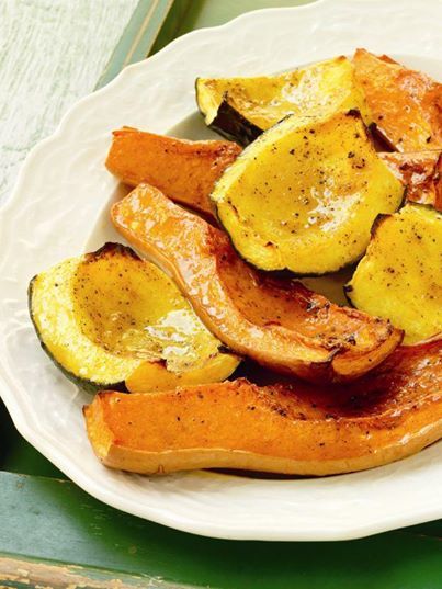 Kürbis Mit Honig Curry Glasur