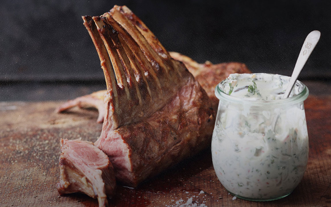 Lammruecken Mit  Koriander T