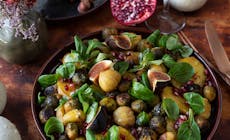 Maroni Salat Mit Rosenkohl Und Kartoffeln