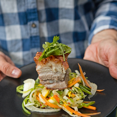 Pittige Groentesalade Buikspek 485X485