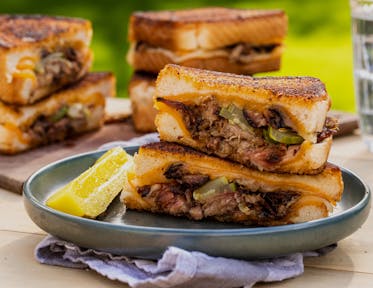 Pulled Pork Grilled Cheese