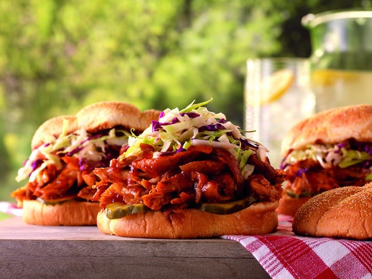 Pulled Chicken Sandwiches