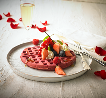 Red  Valentine Waffles With Love1 346X318