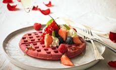 Red  Valentine Waffles With Love1 346X318