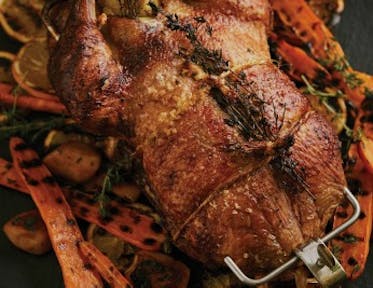 Roasted Duck with Lemon and Thyme