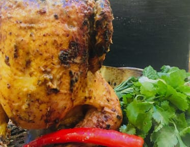 Satay Beer Chicken with Spicy Thai Salad