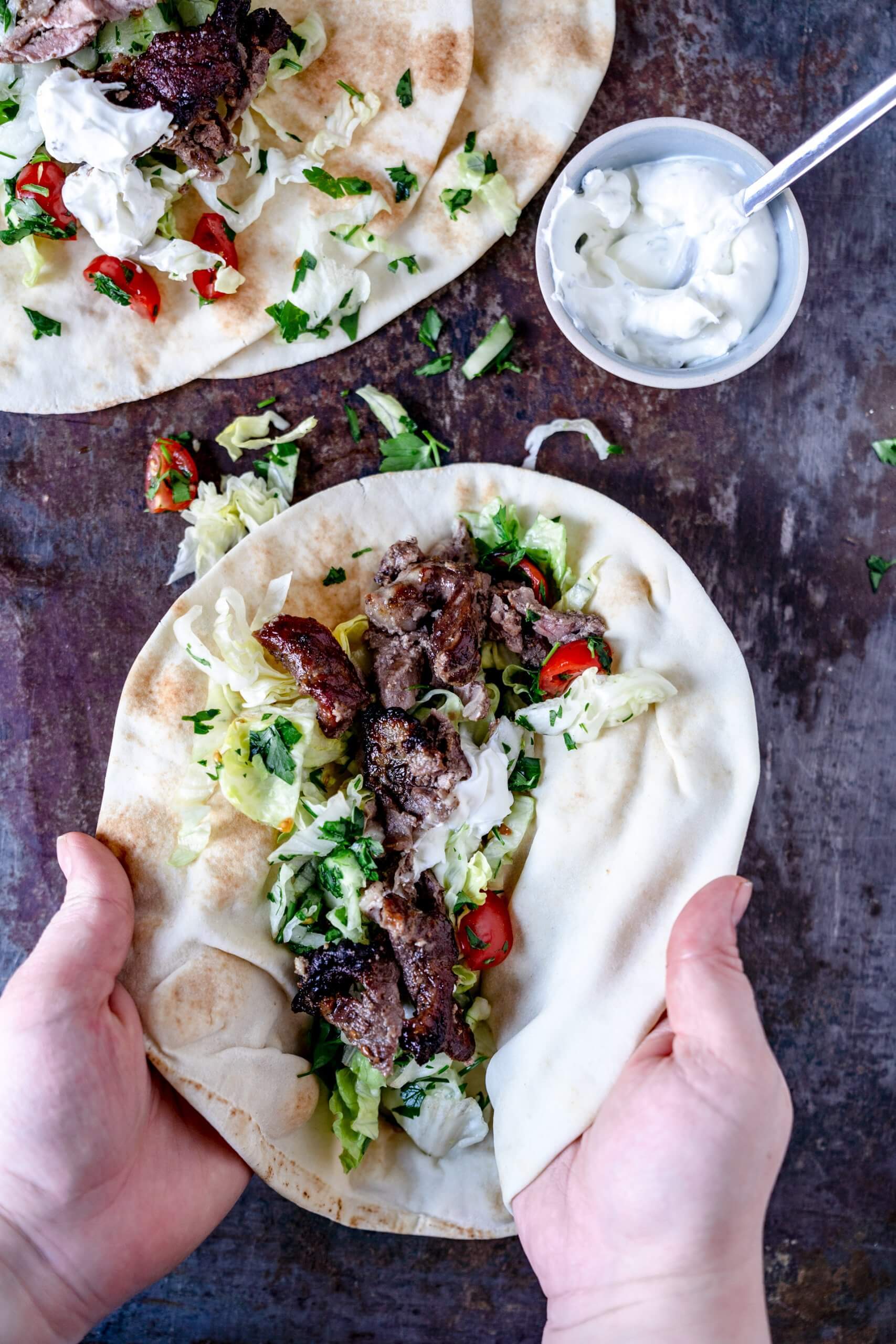 Shawarma Vom Drehspieß