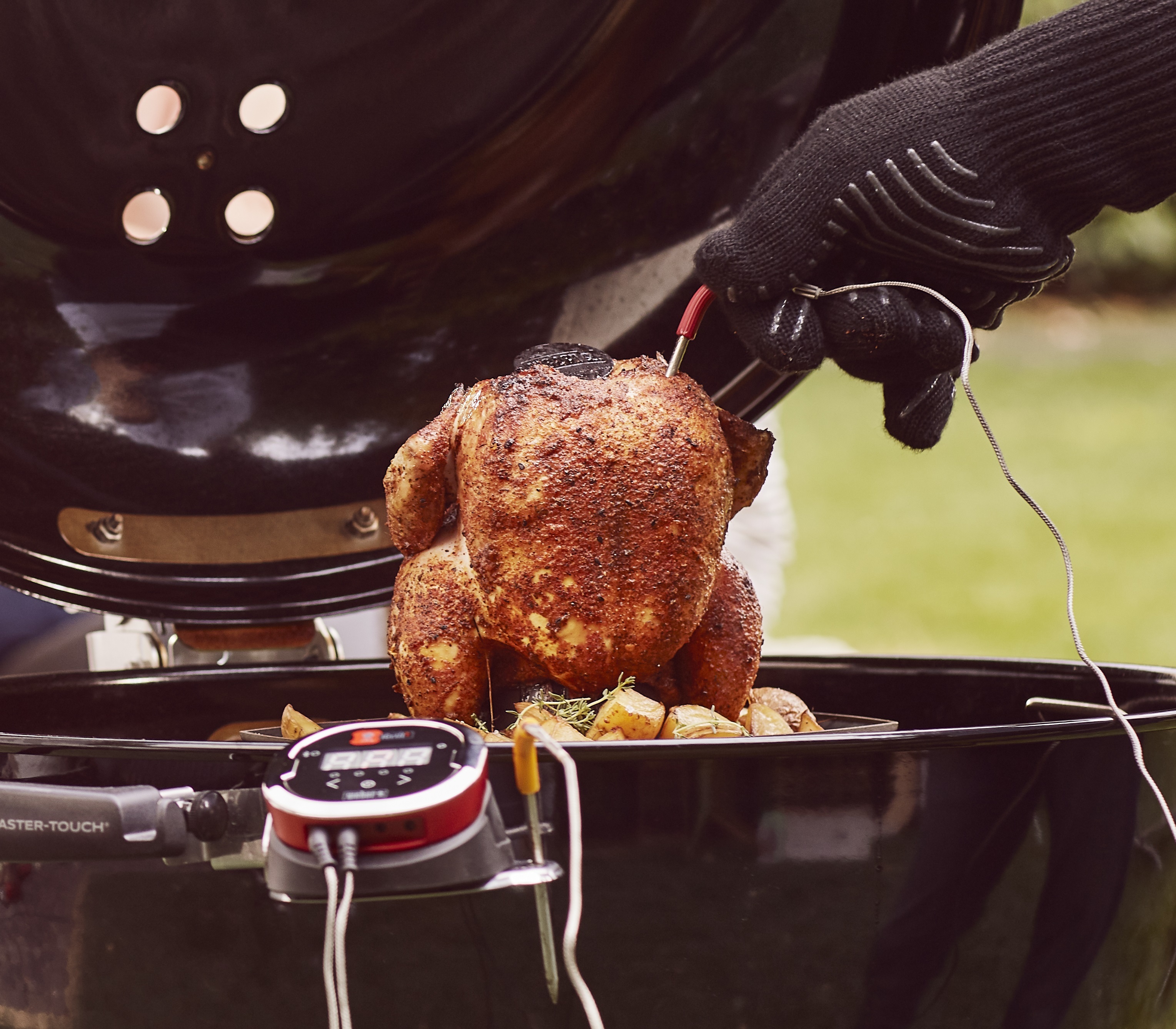Grillad kyckling | Fågel | Weber Grillrecept Grillad kyckling i webergrill