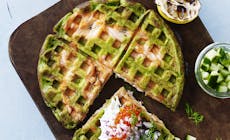 Spinach Waffles
