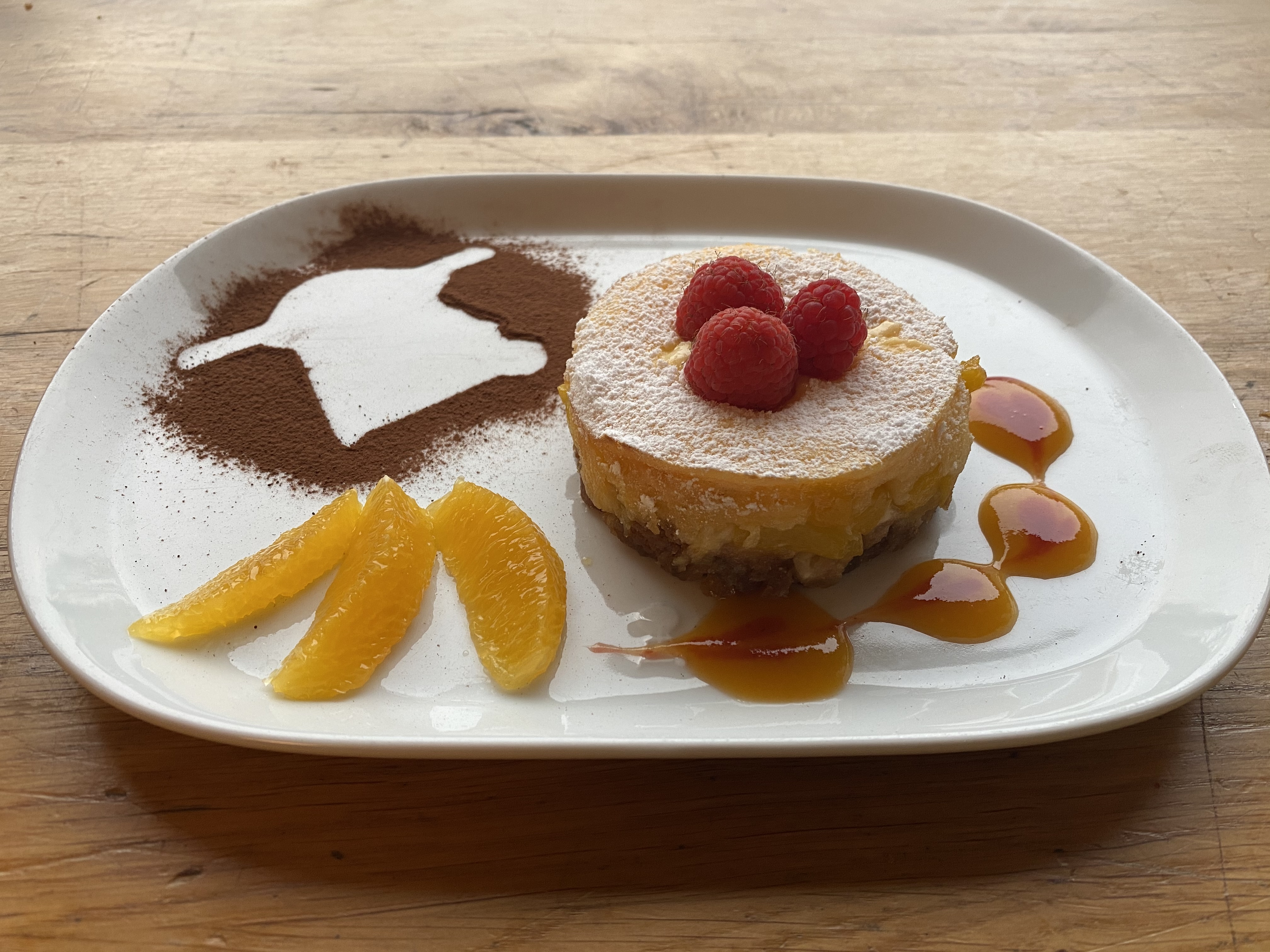 Super Bowl Pfirisch Rum Cheesecake 7