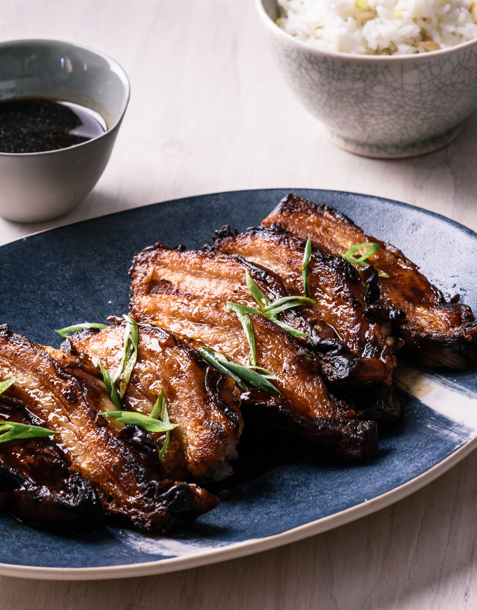 Teriyaki Pork Belly With Jasmine Rice