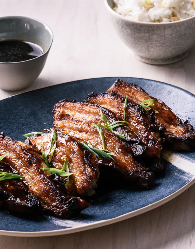 Teriyaki Pork Belly with Jasmine Rice