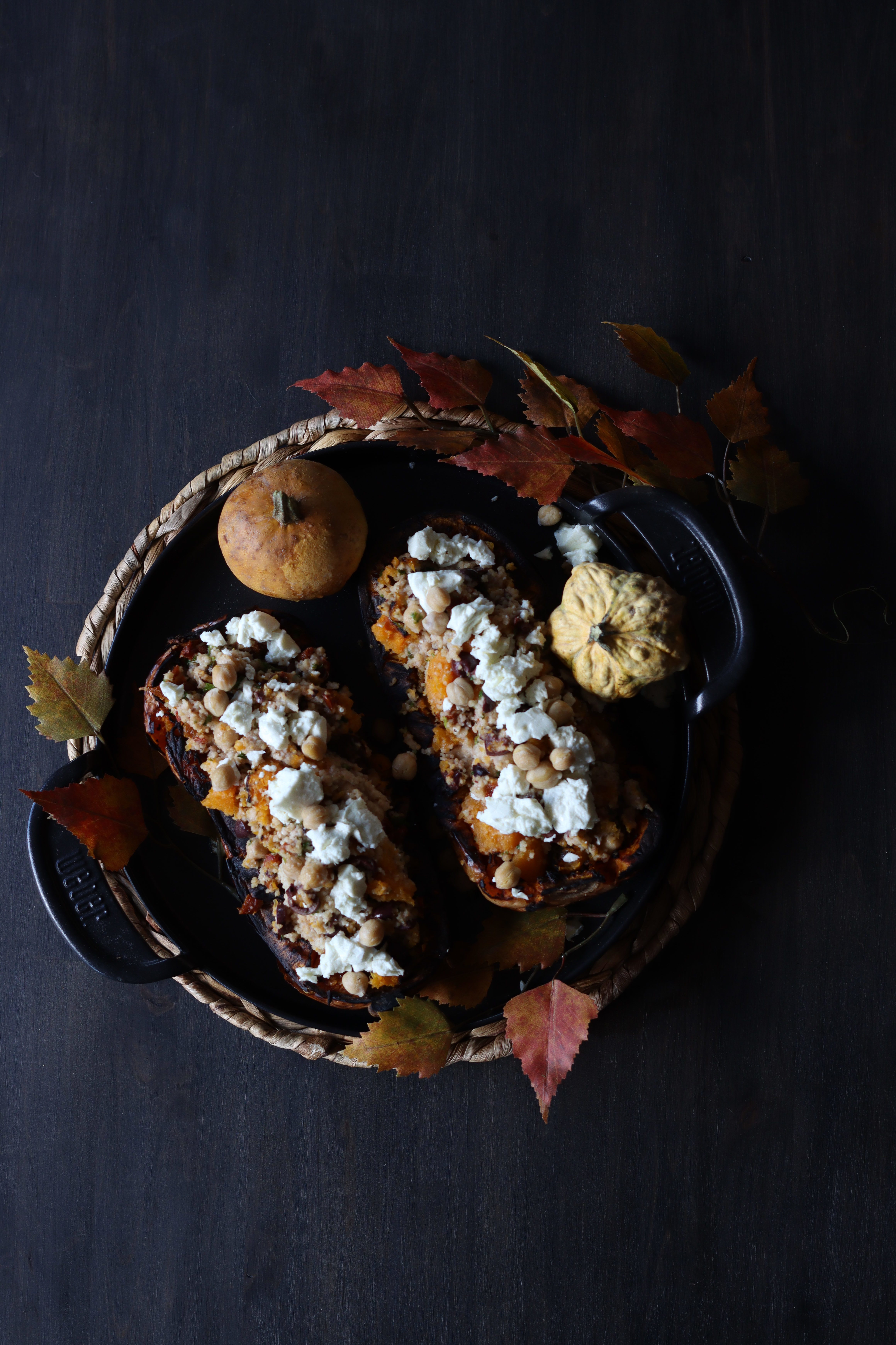 Täytetyt Myskikurpitsat