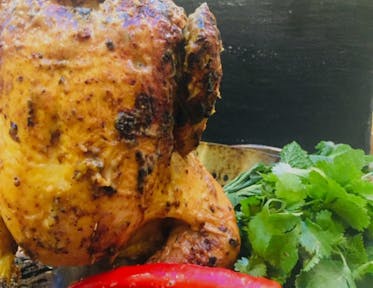 Satay Beer Chicken with Spicy Thai Salad  