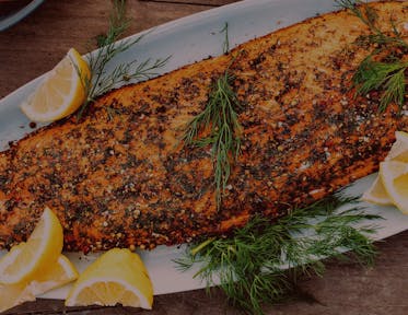 Smoked pepper salmon