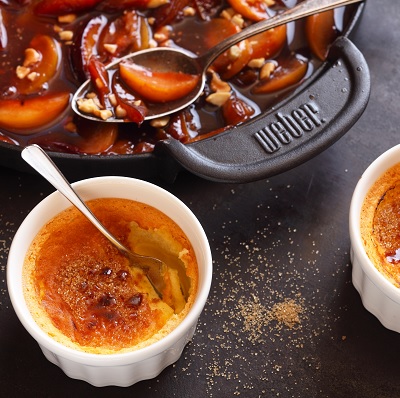 Vanillecreme  Brulee Mit  Pflaumenragou 400X400