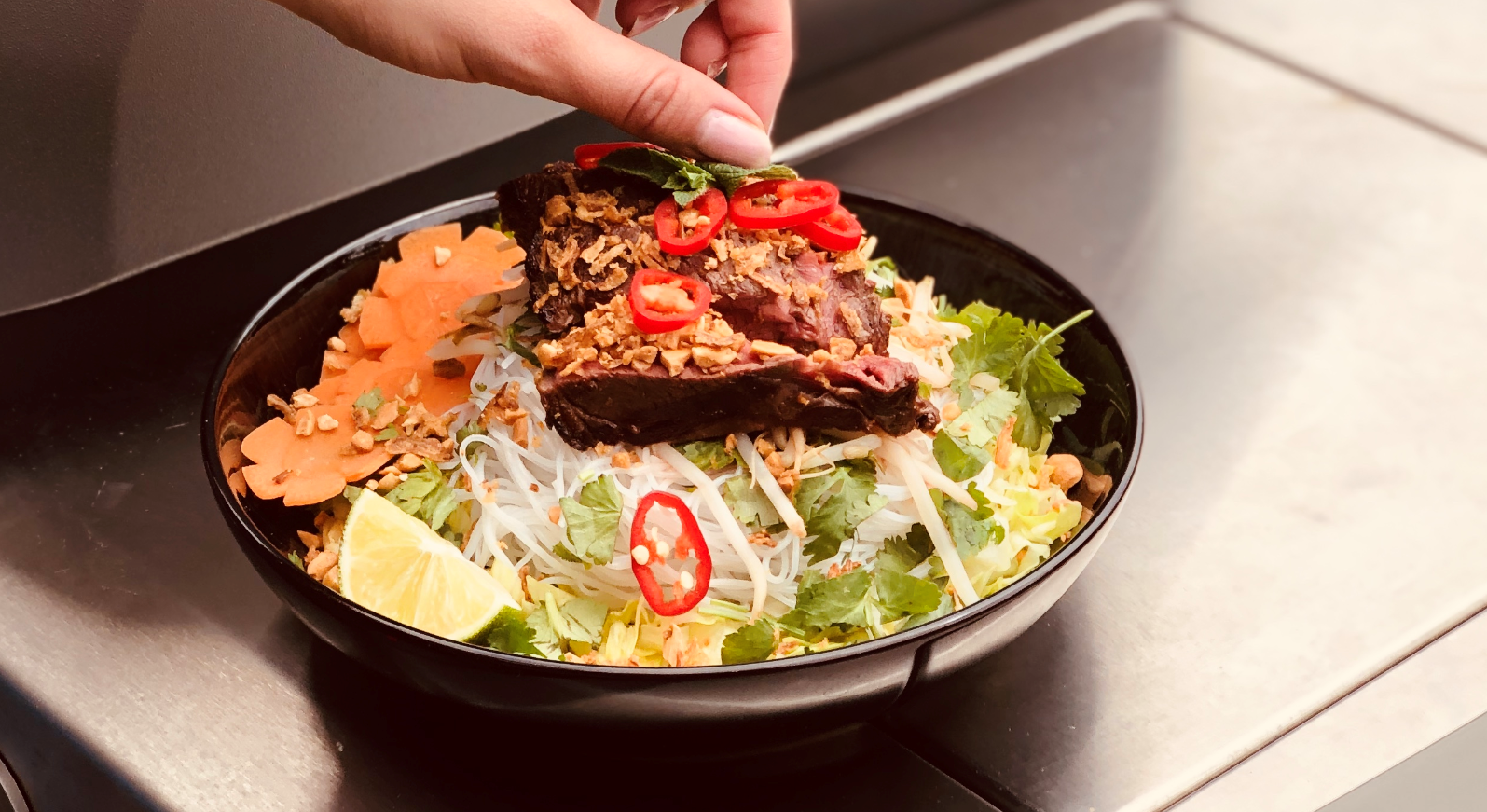 Vietnamisischer Skirt Steak Salat 2