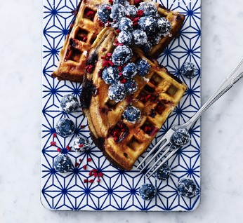 Waffle With Berries 346X318