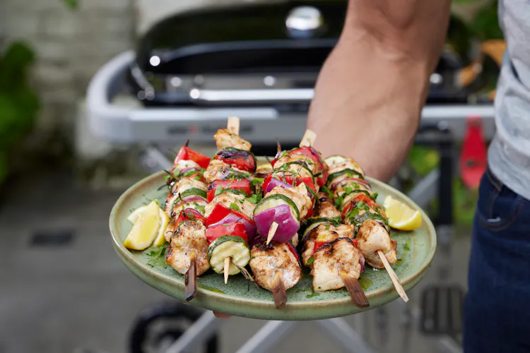 Sticky Honey Mustard Chicken skewers | Poultry | Weber recipes