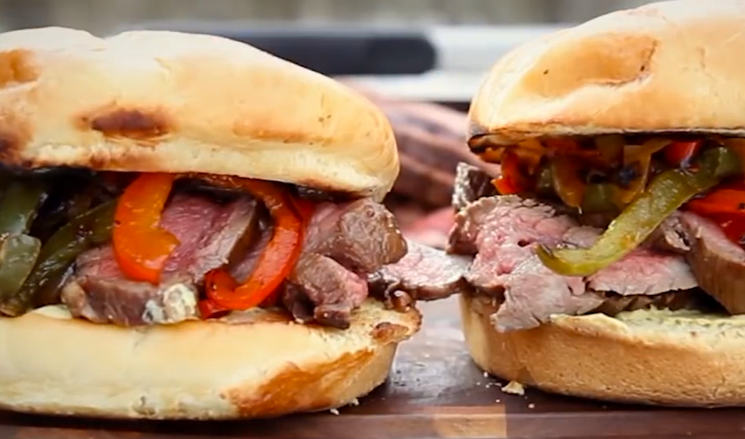 Winterlicher Flanksteak Burger