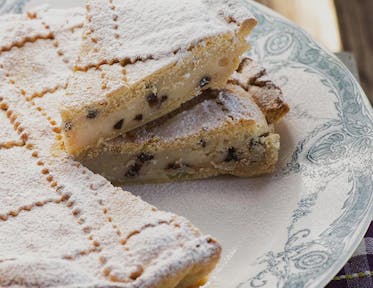 Crostata di ricotta e cannella
