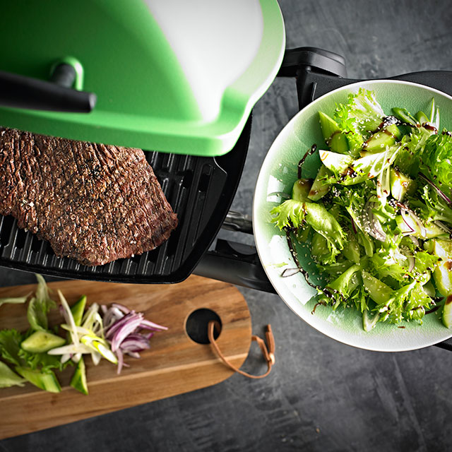 Asiatischer Salat und Steak