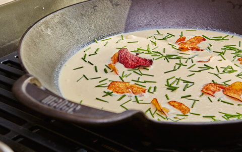 Blomkaalsuppe Med Purreloek