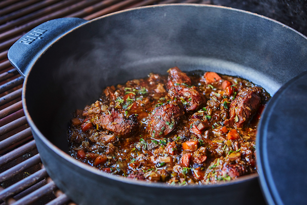 Braiserede svinekæber