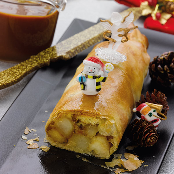 Buche Croustillante Aux Fruits D Hiver Caramel Laitier