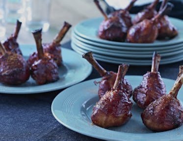 Chicken Drumsticks with Barbecue Sauce