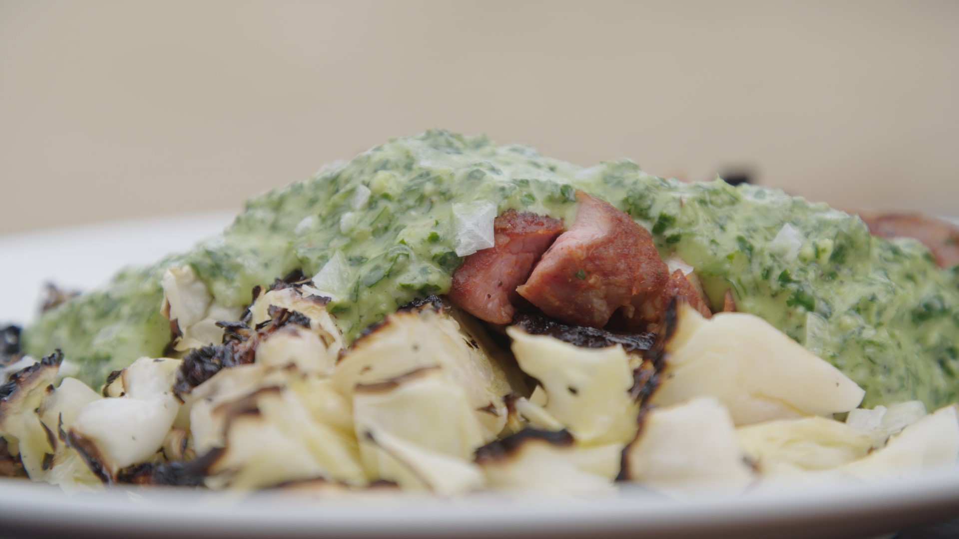 Flaskkarre Med Grillad Spetskaal