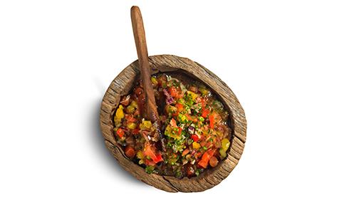 Grillattu Tomaatti  Ja Paprikasalsa