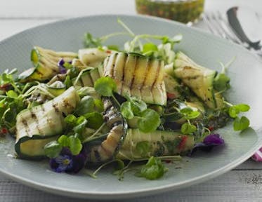 Grilled Courgette Salad