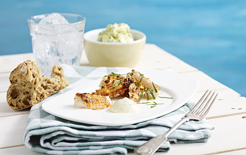 Grillet Hummer Paa Klassisk Vis