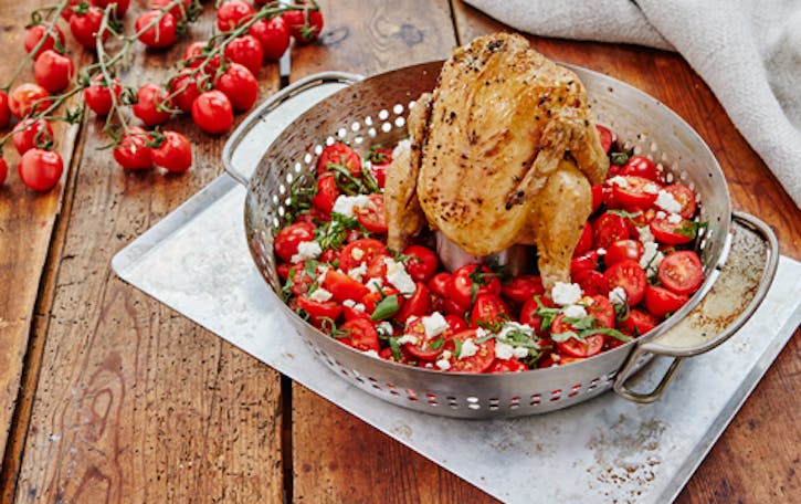 Grillet kylling med tomatsalsa | Fjerkræ | Weber