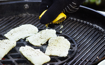 Grillet Torsk Med Moste Poteter Og Bacon