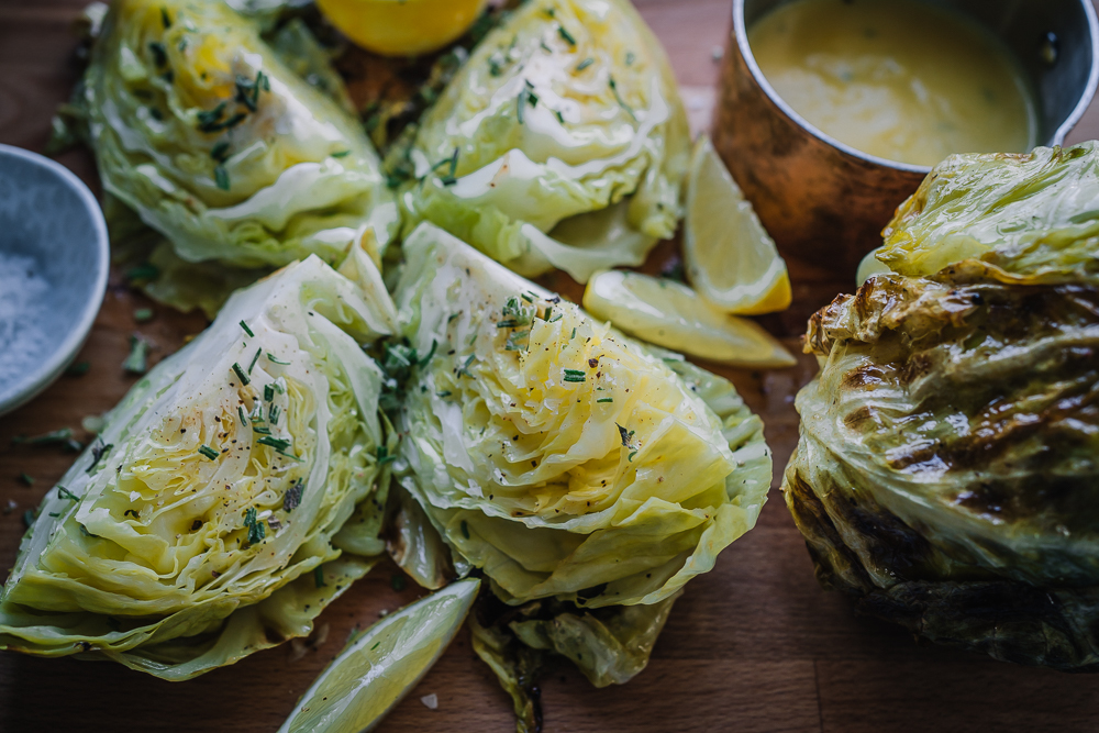 Kokonaisena Grillattu Varhaiskaali 3