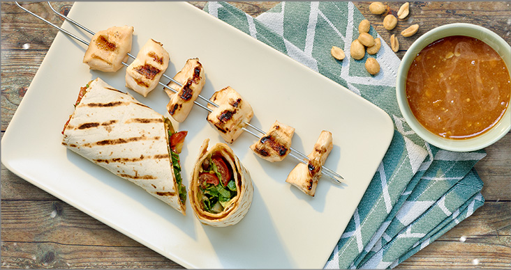 Kylling I Tortillas Kanasatay  Tortillat