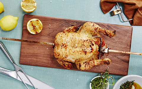 Kylling Med Citron Og Hvidloegsolie