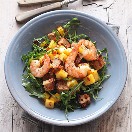 Mango Garnelen Brotsalat 441X441