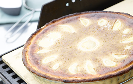 Mazarinpaj Med Grillade Paron