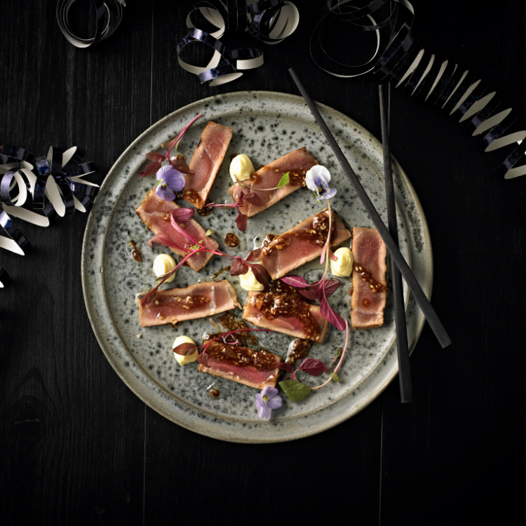 Norway 1  Tuna Tataki With Lemon Mayonnaise