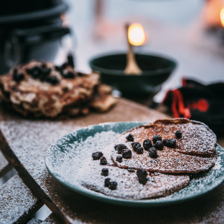 Norway  Blueberry Pancake  Lapland Weber  H2 A3750  Recipe