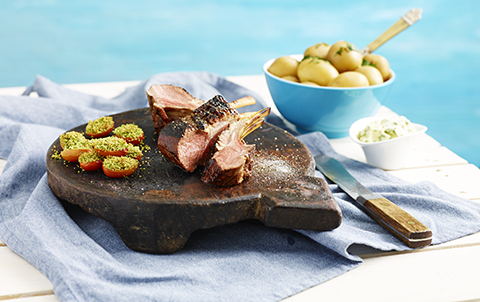 Norway Lammekrone Med Grillede Tomater 1