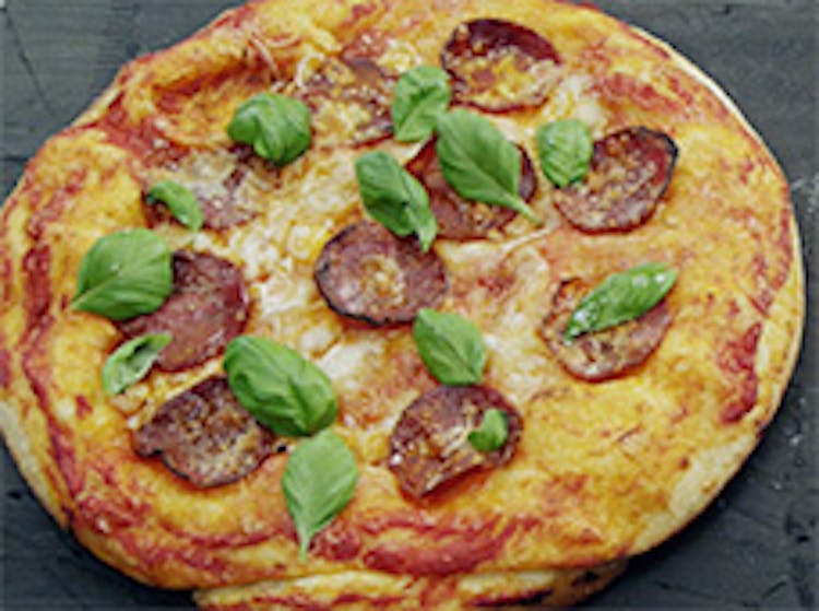 Pizza de masa gorda Entrantes er Recetas