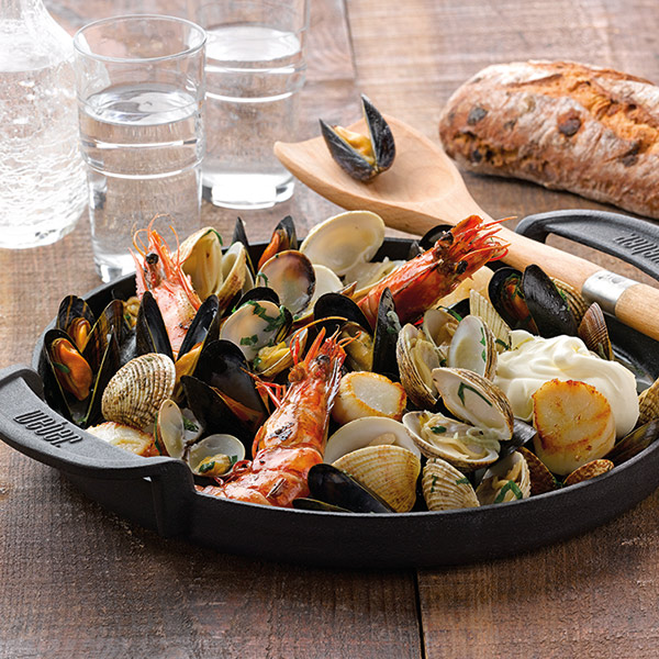 Plancha De Fruits De Mer