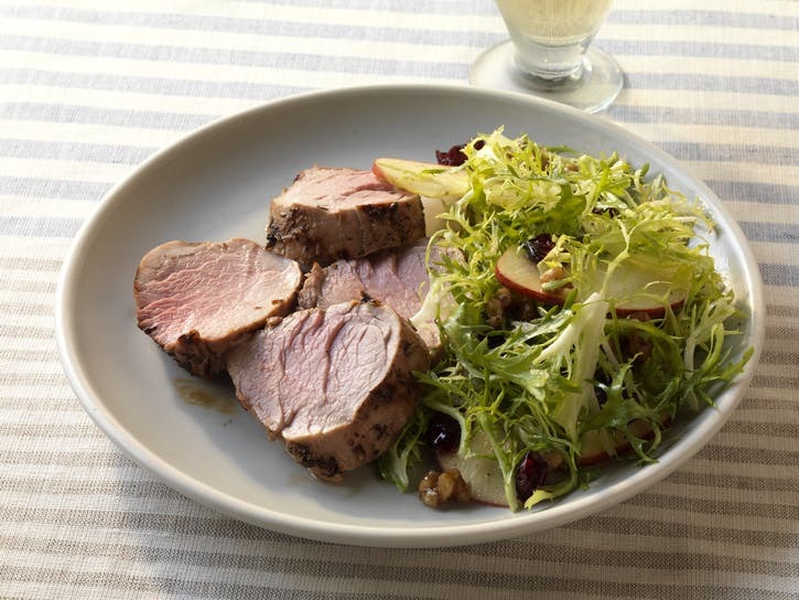 Pork Tendrloin With Frisee Salad