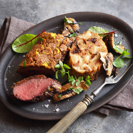 Rehruecken Spekulatiuskruste Backpflaumen Speck Semmelknoedel 441X441Px