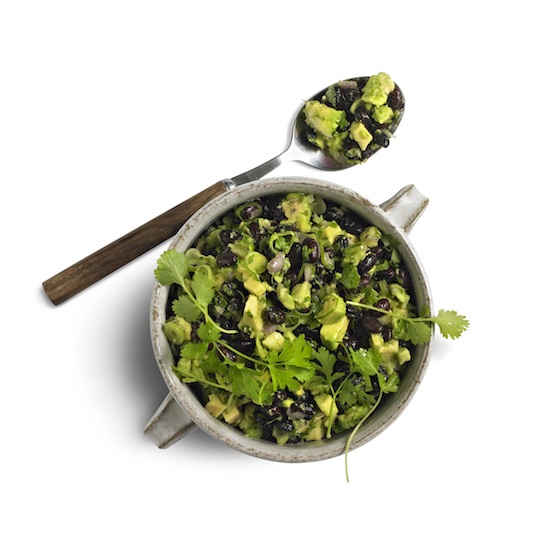 Salsa Med Sorte Boenner Og Avocado